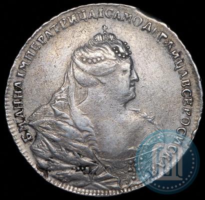 Фото 1 рубль 1740 года  "Московский тип"