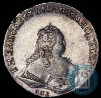 Picture 1 rouble 1744 year СПБ 