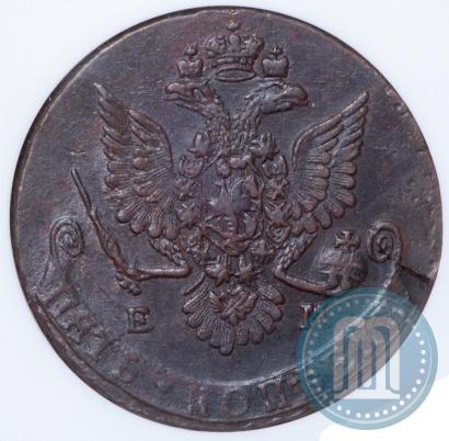 Picture 5 kopecks 1780 year ЕМ 