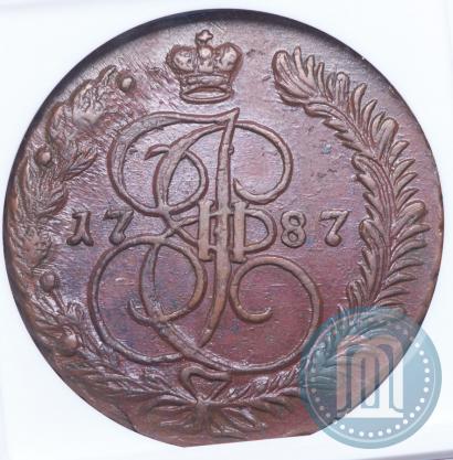 Picture 5 kopecks 1787 year ЕМ 