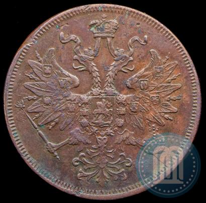 Picture 5 kopecks 1863 year ЕМ 