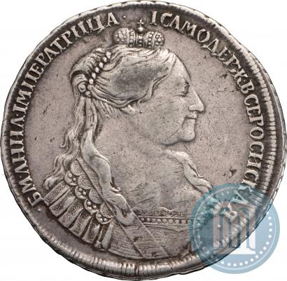 Фото 1 рубль 1734 года  "Тип 1735 года"