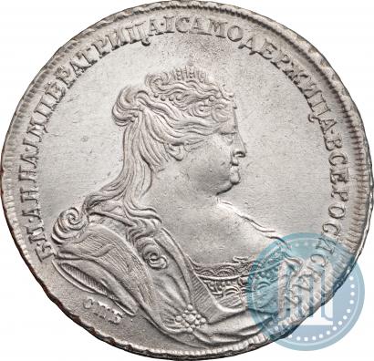 Фото 1 рубль 1738 года СПБ "Петербургский тип"