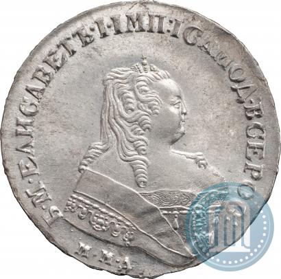 Picture 1 rouble 1749 year ММД 