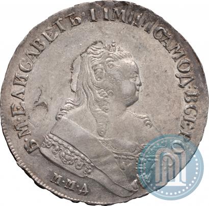 Picture 1 rouble 1751 year ММД 