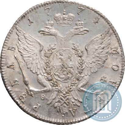 Фото 1 рубль 1774 года СПБ-ФЛ 