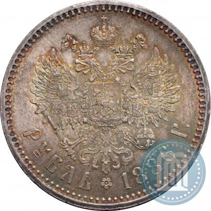 Picture 1 rouble 1886 year (АГ) 