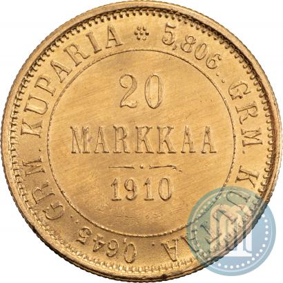 Picture 20 markkaa 1910 year L 