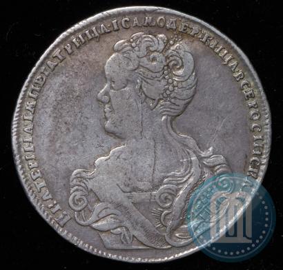 Фото Полтина 1726 года СПБ "Петербургский тип, портрет влево"