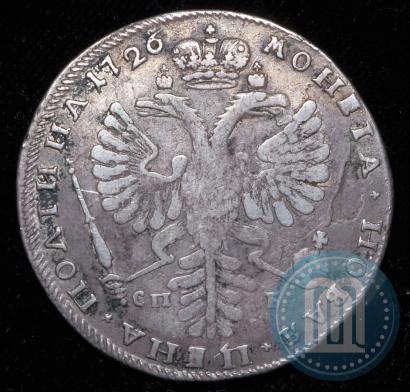 Фото Полтина 1726 года СПБ "Петербургский тип, портрет влево"