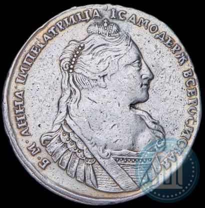 Фото 1 рубль 1734 года  "Тип 1735 года"