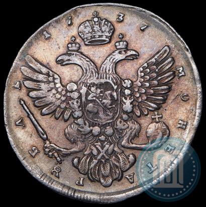 Picture 1 rouble 1737 year  "Moscow type"