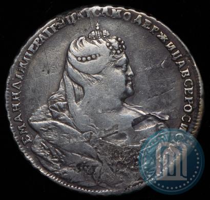 Picture 1 rouble 1738 year  "Moscow type"