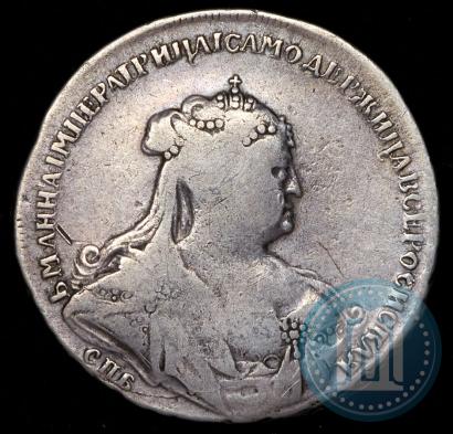 Фото Полтина 1739 года СПБ "Петербургский тип"