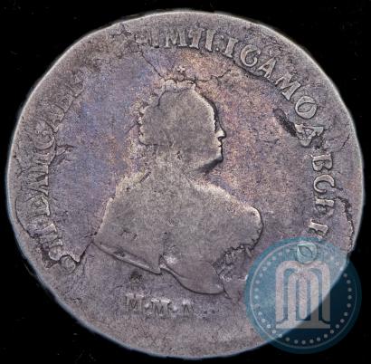 Фото Полтина 1743 года ММД 