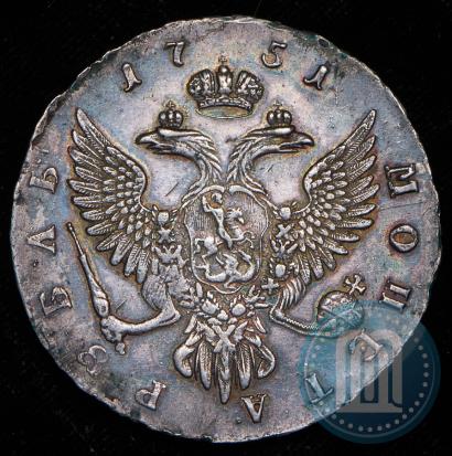 Picture 1 rouble 1751 year ММД 