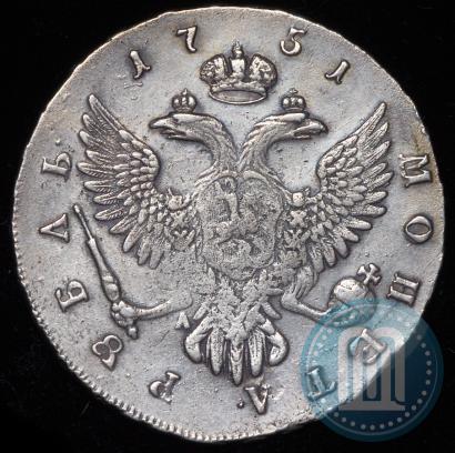 Picture 1 rouble 1751 year ММД-А 