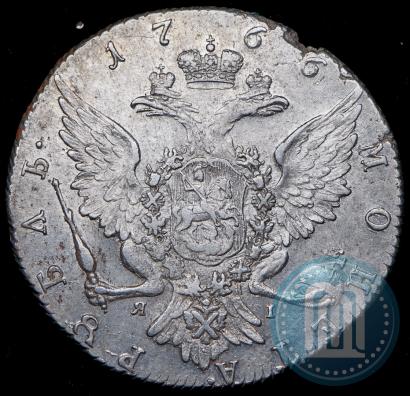Picture 1 rouble 1766 year СПБ-ЯI 