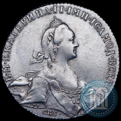 Picture 1 rouble 1772 year СПБ-АШ 