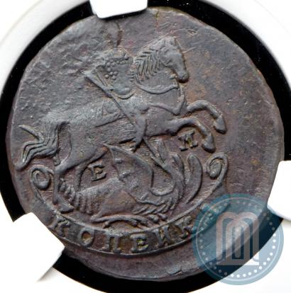 Picture 1 kopeck 1789 year ЕМ 