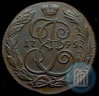 Фото 5 копеек 1795 года КМ 