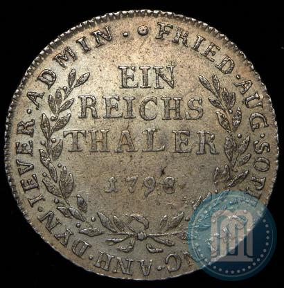 Picture Ein reichsthaler 1798 year  "Dutchy of Jever"