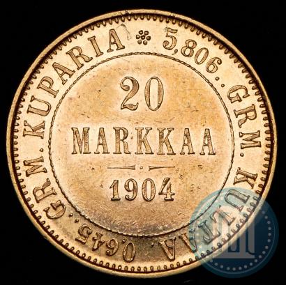Picture 20 markkaa 1904 year L 