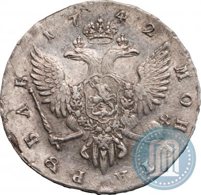 Picture 1 rouble 1742 year СПБ 