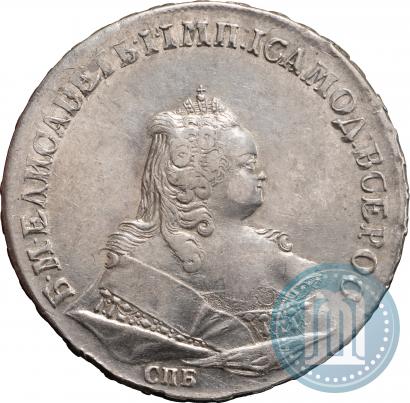 Picture 1 rouble 1744 year СПБ 