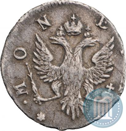 Picture 4 kopecks 1757 year  "For Livonia"