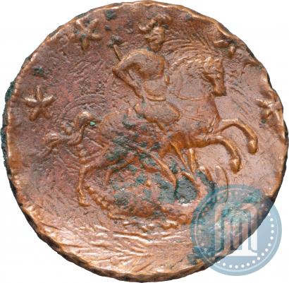 Picture 4 kopecks 1762 year  