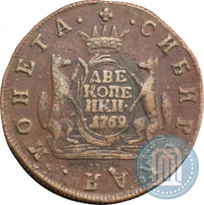 Picture 2 kopecks 1769 year КМ 