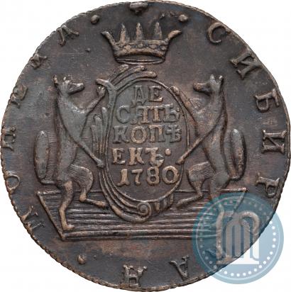 Picture 10 kopecks 1780 year КМ 