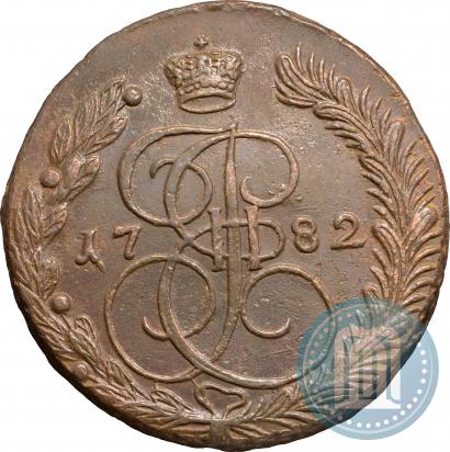 Фото 5 копеек 1782 года ЕМ 