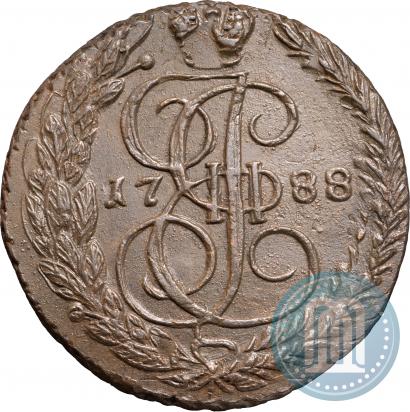 Picture 5 kopecks 1788 year ЕМ 
