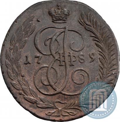 Picture 5 kopecks 1789 year АМ 