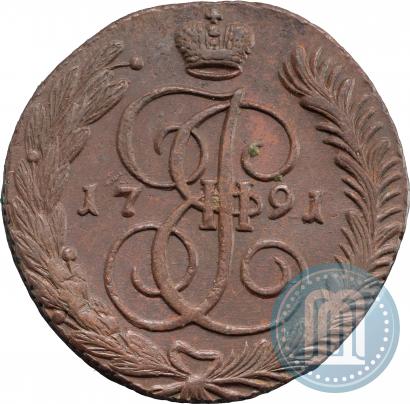 Picture 5 kopecks 1791 year АМ 