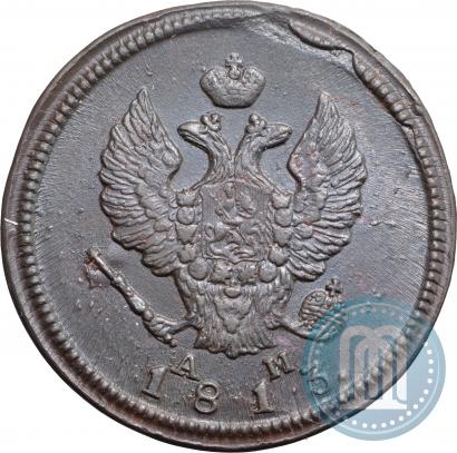 Picture 2 kopecks 1813 year КМ-АМ 