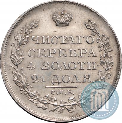 Фото 1 рубль 1824 года СПБ-ПД 