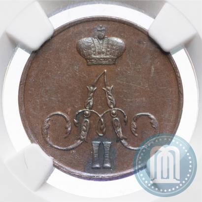 Picture 1 kopeck 1855 year ЕМ 