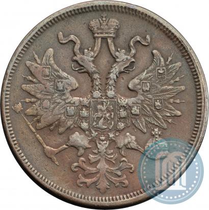 Фото 5 копеек 1863 года ЕМ 