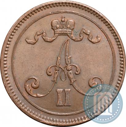 Фото 10 пенни 1865 года  