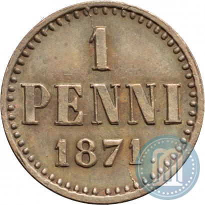 Фото 1 пенни 1871 года  