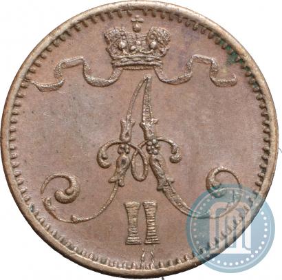 Фото 1 пенни 1873 года  