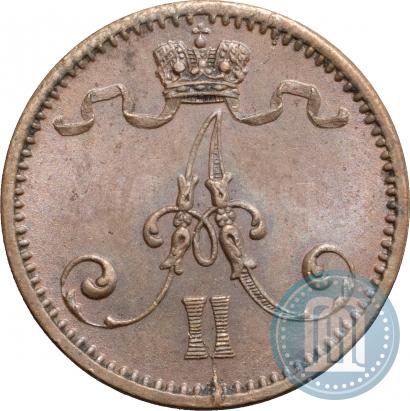 Фото 1 пенни 1874 года  