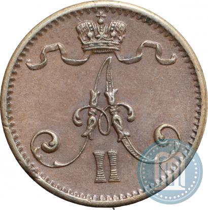 Picture 1 penni 1875 year  