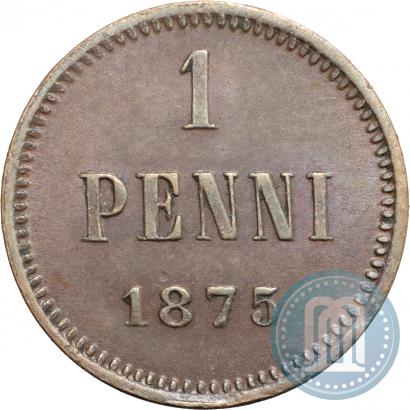 Picture 1 penni 1875 year  