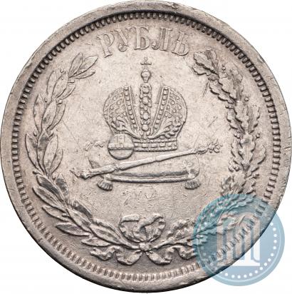 Picture 1 rouble 1883 year ЛШ "On the Coronation of Emperor Alexander III"