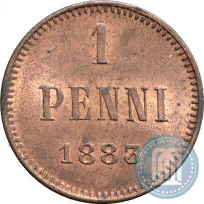 Фото 1 пенни 1883 года  