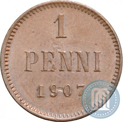 Picture 1 penni 1907 year  